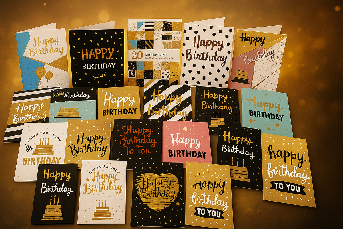 20x Birthday Cards